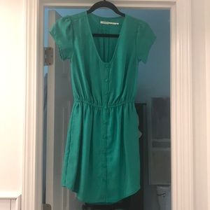 Kimchi Blue XS Green Button up Dress